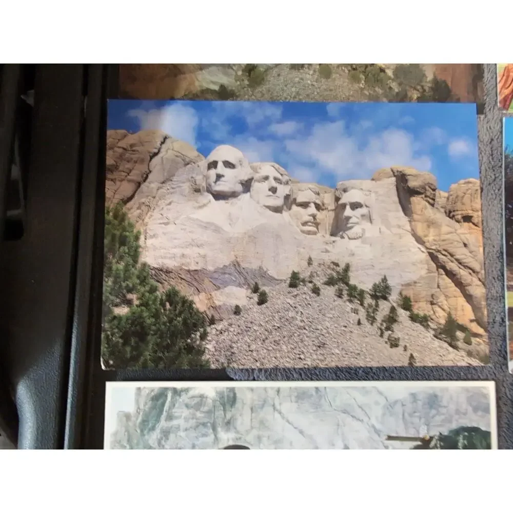 13 Post Cards Unused Mnt Rushmore Biloxi Corn Palace Bureau Engraving Lot